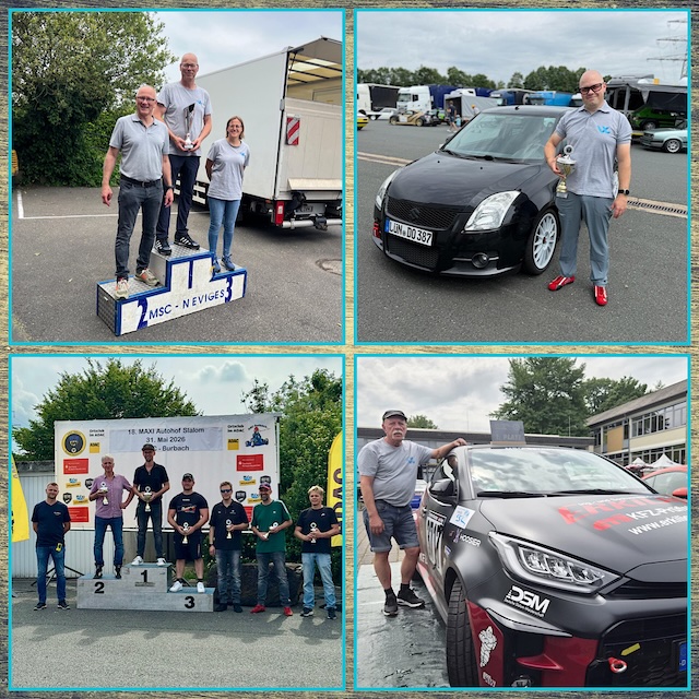 Erfolgreiches Motorsport-Wochenende für unser Team! 4 Siege!